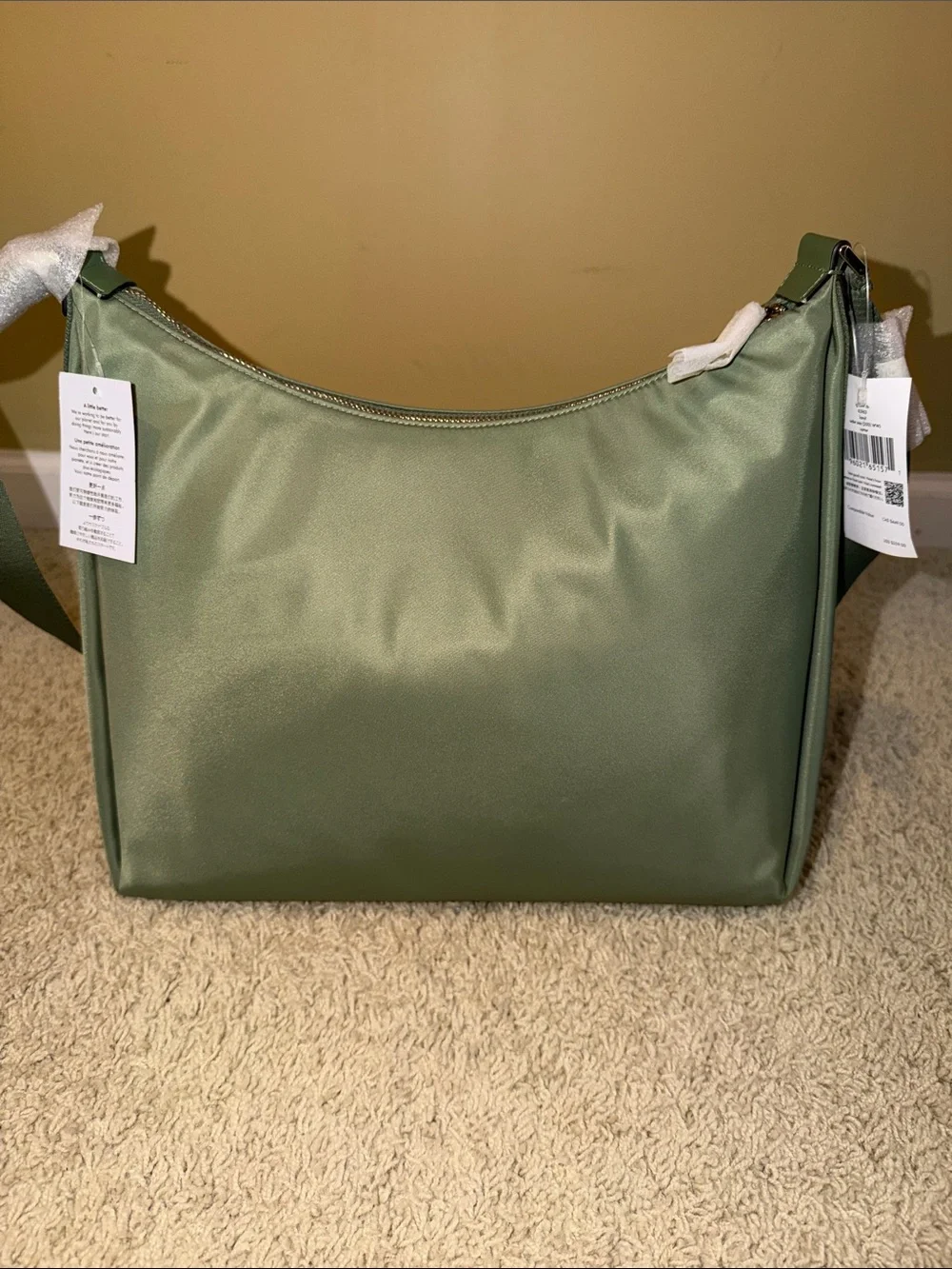 kate spade Sage Green Nylon Shoulder Tote